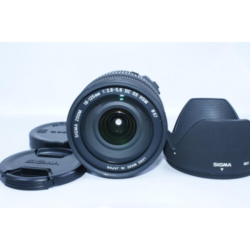 Sigma zoom lens 125mm - sigma, 18-125mm