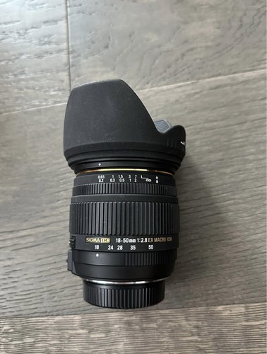Sigma 50mm 2 8 - 18-50mm, ex